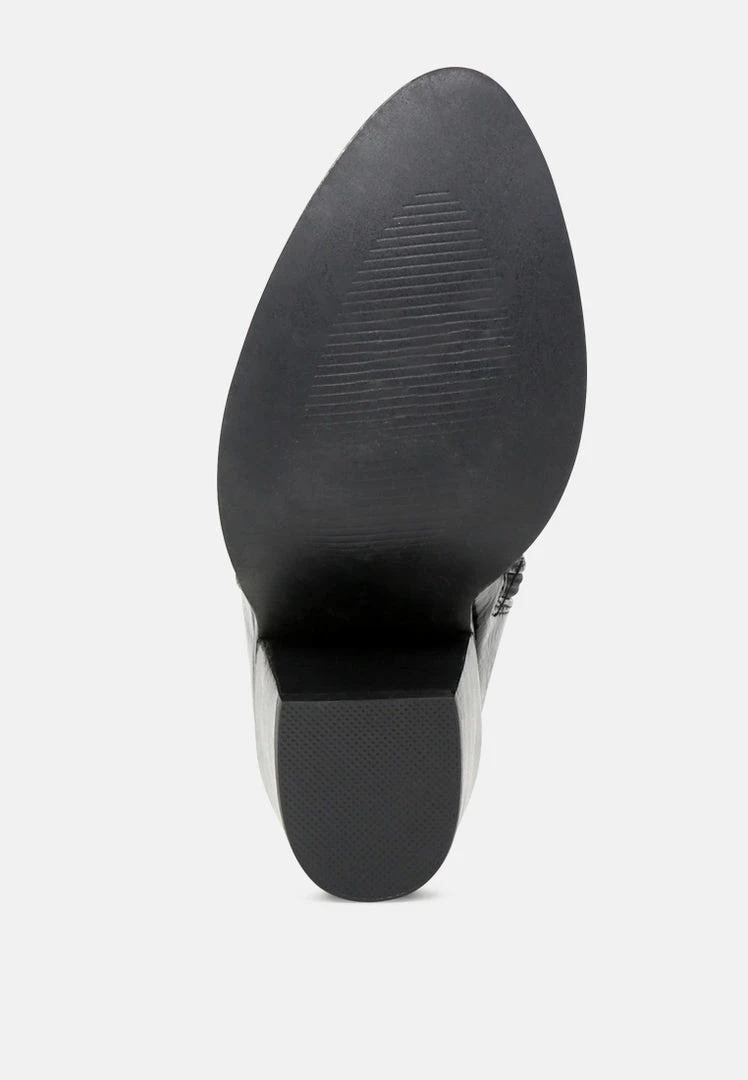 Rag & Co BRISES Block Heel Boots 8 Rag & Co BRISES Block Heel Boots