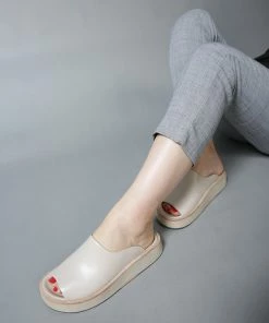 Rag & Co X JOLIE Nude Platform Slip-On Flats