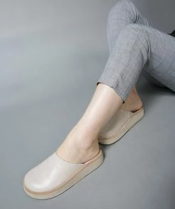 Rag & Co X Mules GIVENS Flatform Nude Slip-On