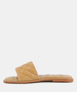 Rag & Co ODALTA Beige Handcrafted Quilted Summer Flats 12 Rag & Co ODALTA Beige Handcrafted Quilted Summer Flats