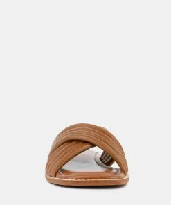 Rag & Co EURA Tan Quilted Leather Flats 11 Rag & Co EURA Tan Quilted Leather Flats