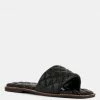 Rag & Co ODALTA Black Handcrafted Quilted Summer Flats 1 Rag & Co ODALTA Black Handcrafted Quilted Summer Flats