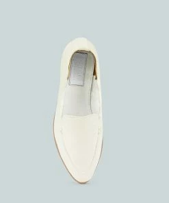 Rag & Co BOUGIE White Organic Canvas Loafers Loafers & Ballerinas 14 Rag & Co BOUGIE White Organic Canvas Loafers Loafers & Ballerinas