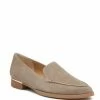 Rag & Co ANNA Taupe Suede Leather Loafers Loafers & Ballerinas