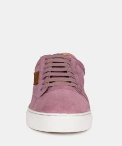 Rag & Co ASHFORD Pink Fine Suede Handcrafted Sneakers