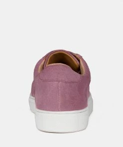Rag & Co ASHFORD Pink Fine Suede Handcrafted Sneakers