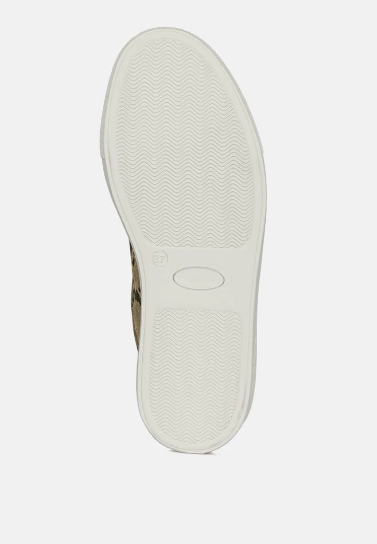 Rag & Co ASHFORD Snake Skin Print Handcrafted Sneakers 8 Rag & Co ASHFORD Snake Skin Print Handcrafted Sneakers