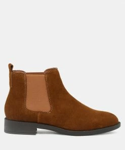 Rag & Co AVRIL Tan Chelsea Boots