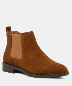 Rag & Co AVRIL Tan Chelsea Boots