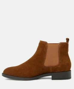 Rag & Co AVRIL Tan Chelsea Boots