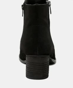 Rag & Co BAUENA Black Ankle Boots With Zip Closure