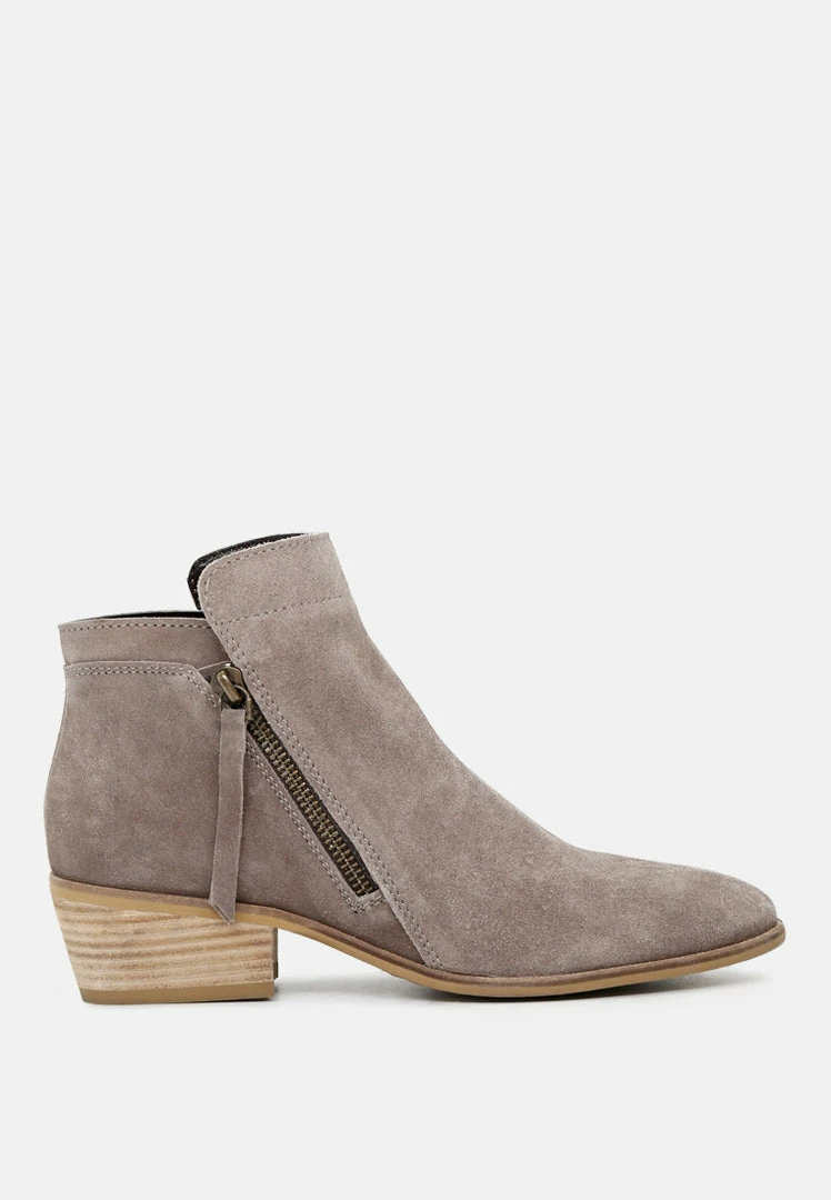 Rag & Co BESS Taupe Ankle Boots 4 Rag & Co BESS Taupe Ankle Boots