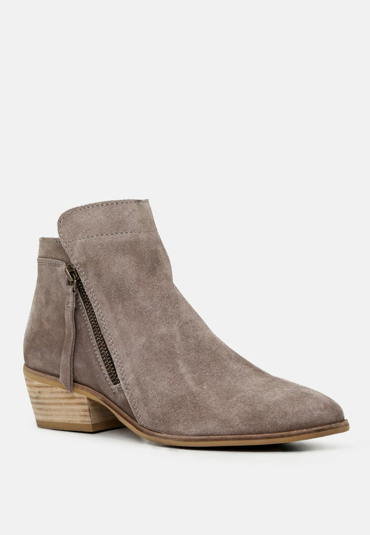 Rag & Co BESS Taupe Ankle Boots 3 Rag & Co BESS Taupe Ankle Boots