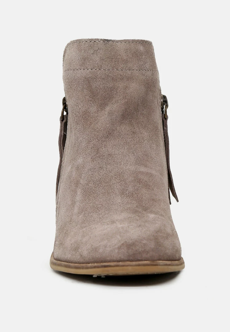 Rag & Co BESS Taupe Ankle Boots 5 Rag & Co BESS Taupe Ankle Boots