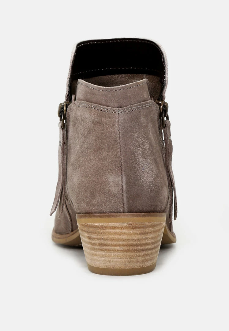 Rag & Co BESS Taupe Ankle Boots 7 Rag & Co BESS Taupe Ankle Boots