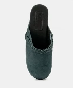 Rag & Co INCA Grey Fine Suede Leather Clogs 14 Rag & Co INCA Grey Fine Suede Leather Clogs