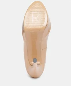 Rag & Co Pumps BRIELLE High Heel Peep Toe Stiletto In Latte 14 Rag & Co Pumps BRIELLE High Heel Peep Toe Stiletto In Latte