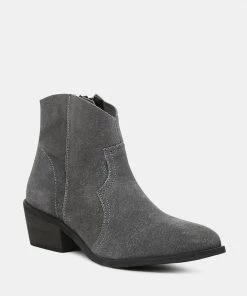 Rag & Co BRISA Grey Ankle Boots