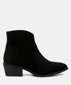 Rag & Co BRISA Black Ankle Boots