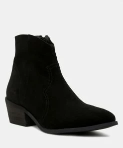 Rag & Co BRISA Black Ankle Boots