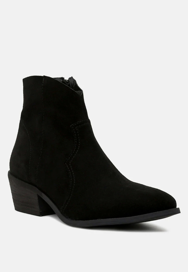 Rag & Co BRISA Black Ankle Boots 3 Rag & Co BRISA Black Ankle Boots