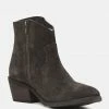 Rag & Co BRISA Dark Brown Ankle Boots