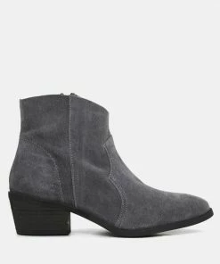 Rag & Co BRISA Grey Ankle Boots