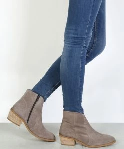 Rag & Co BRISA Taupe Ankle Boots