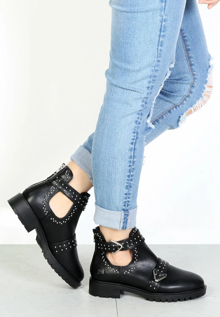 Rag & Co KYLIE Ankle Boot In Black 9 Rag & Co KYLIE Ankle Boot In Black