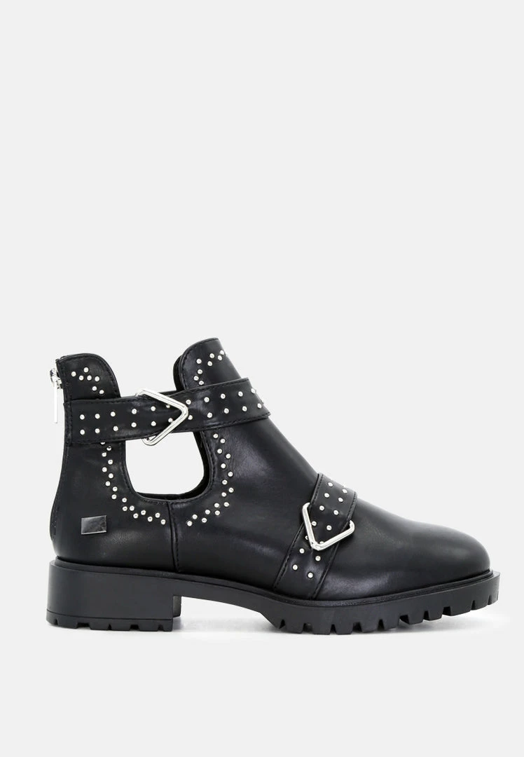 Rag & Co KYLIE Ankle Boot In Black 4 Rag & Co KYLIE Ankle Boot In Black