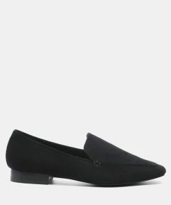 Rag & Co JULIA Black Suede Semi Casual Loafers