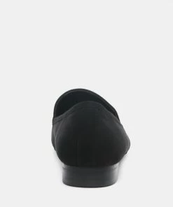 Rag & Co JULIA Black Suede Semi Casual Loafers