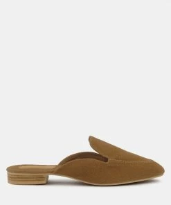 Rag & Co CALICO Tan Organic Canvas Mules