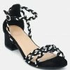 Rag & Co CANDANCE Black Block Heel Sandal 2 Rag & Co CANDANCE Black Block Heel Sandal