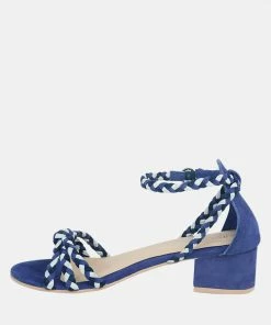 Rag & Co CANDANCE Blue Block Heel Sandal Sandals 13 Rag & Co CANDANCE Blue Block Heel Sandal Sandals
