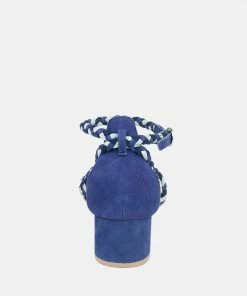 Rag & Co CANDANCE Blue Block Heel Sandal Sandals 14 Rag & Co CANDANCE Blue Block Heel Sandal Sandals