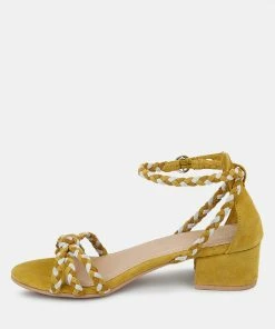 Rag & Co CANDANCE Mustard Block Heel Sandal 13 Rag & Co CANDANCE Mustard Block Heel Sandal
