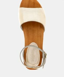 Rag & Co CARA Light Gold Wooden Clogs 14 Rag & Co CARA Light Gold Wooden Clogs