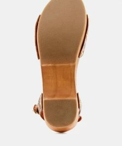 Rag & Co CARA Light Orange Wooden Clogs 13 Rag & Co CARA Light Orange Wooden Clogs