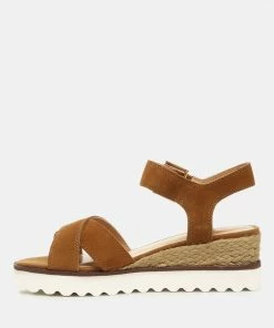 Rag & Co CASA Tan Wedge Sandals 12 Rag & Co CASA Tan Wedge Sandals