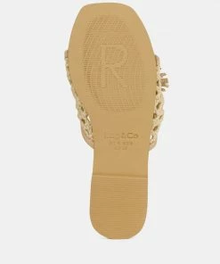 Rag & Co CEDAR Handwoven Natural Latte Tassel Flats 13 Rag & Co CEDAR Handwoven Natural Latte Tassel Flats