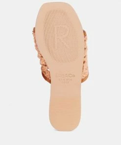 Rag & Co CEDAR Handwoven Natural Tan Tassel Flats 13 Rag & Co CEDAR Handwoven Natural Tan Tassel Flats