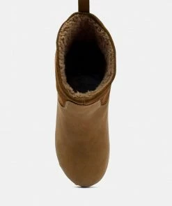Rag & Co CHEROKEE Tan Block Heeled Chelsea Boot