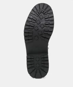 Rag & Co CLARA Studded Black Shiny Chelsea Boot