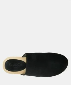 Rag & Co DARCIE Black Suede Clogs SS'22 13 Rag & Co DARCIE Black Suede Clogs SS'22