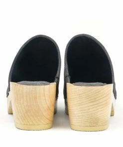 Rag & Co SS'22 DARCIE Grey Suede Clogs