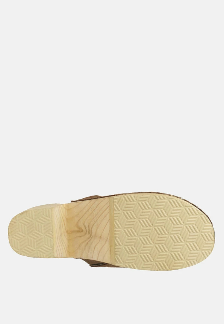 Rag & Co SS'22 DARCIE Taupe Suede Clogs 9 Rag & Co SS'22 DARCIE Taupe Suede Clogs