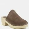 Rag & Co SS'22 DARCIE Taupe Suede Clogs 1 Rag & Co SS'22 DARCIE Taupe Suede Clogs