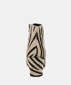 Rag & Co ELISSA Zebra Print Ankle Boots