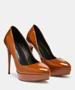 Rag & Co Pumps FAUSTINE High Heel Dress Shoe In Mocca